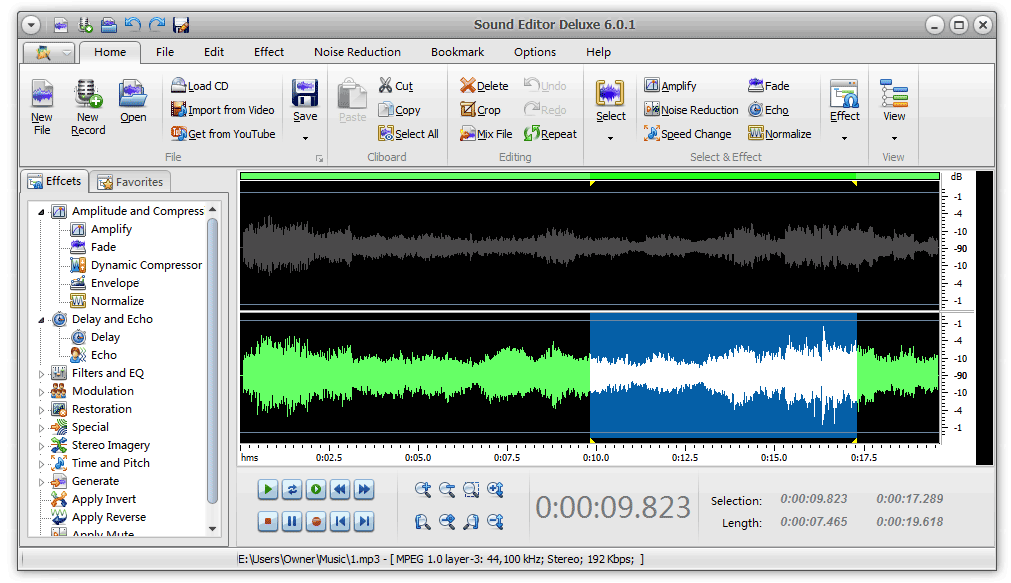 Sound Editor Deluxe screenshot